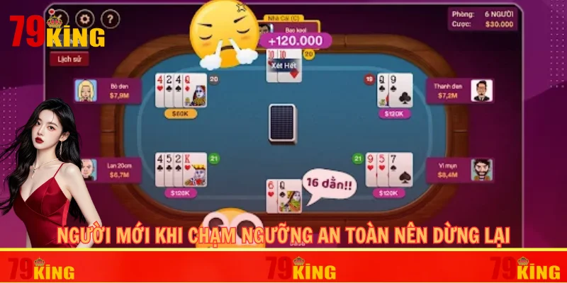 Người mới khi chạm ngưỡng an toàn nên dừng lại